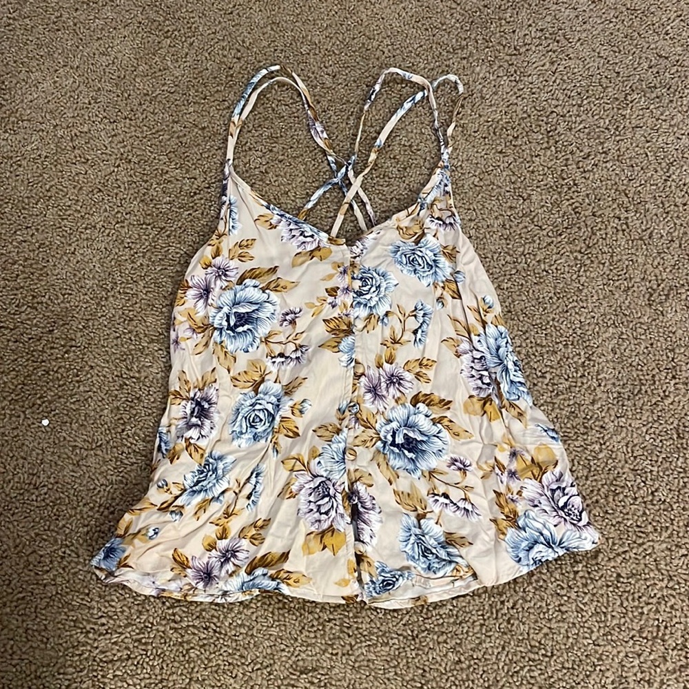 Floral print top